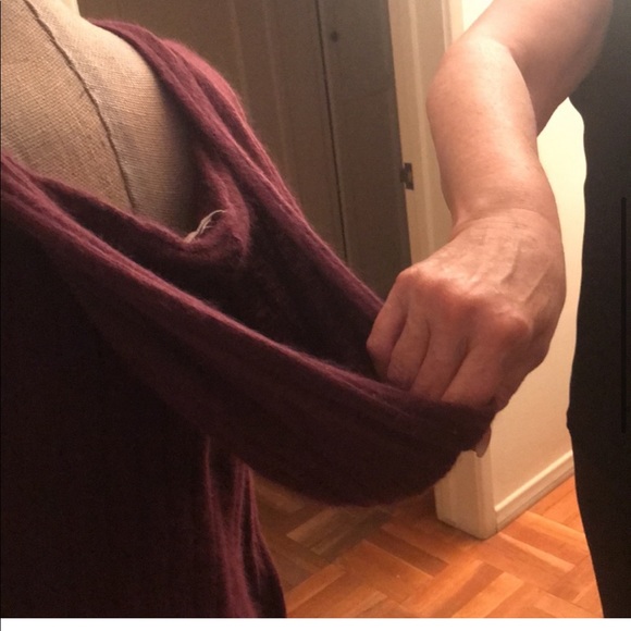 The Original INC beautiful cashmere hoodie soft sweater top - Picture 5 of 5